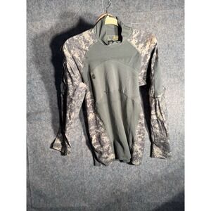 USGI ACU MASSIF DIGITAL CAMO ARMY COMBAT SHIRT ACS FLAME RESISTANT LONG SLEEVE-L
